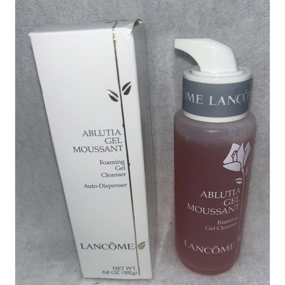 NEW Lancôme Ablutia Geo Moussant Foaming Gel Cleanser‎ 6.8 Oz PUMP (READ)